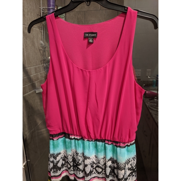 DONATING 1/20/25 I.N. Studio Neon Maxi Dress - Picture 4 of 6